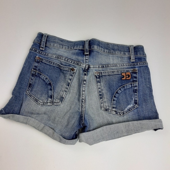 JOE'S High Waisted Cuffed Denim Shorts W26 - Picture 2 of 8